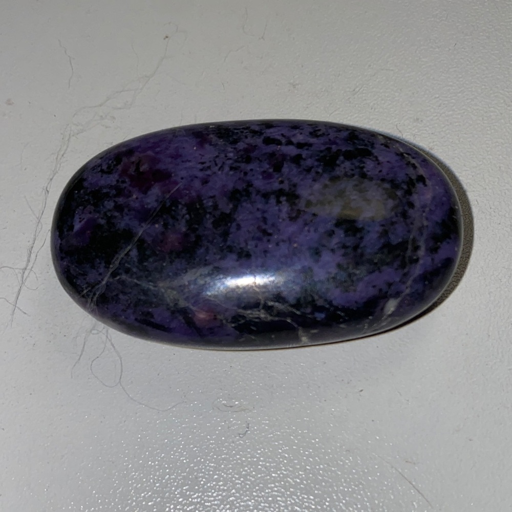 Purple and Black Stone